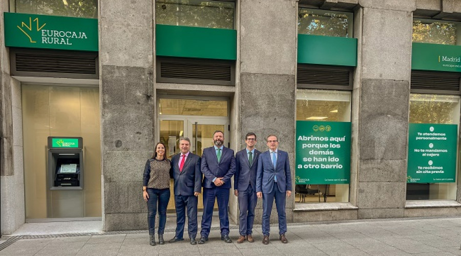 Eurocaja Rural amplía su presencia en la capital con una nueva oficina en Madrid